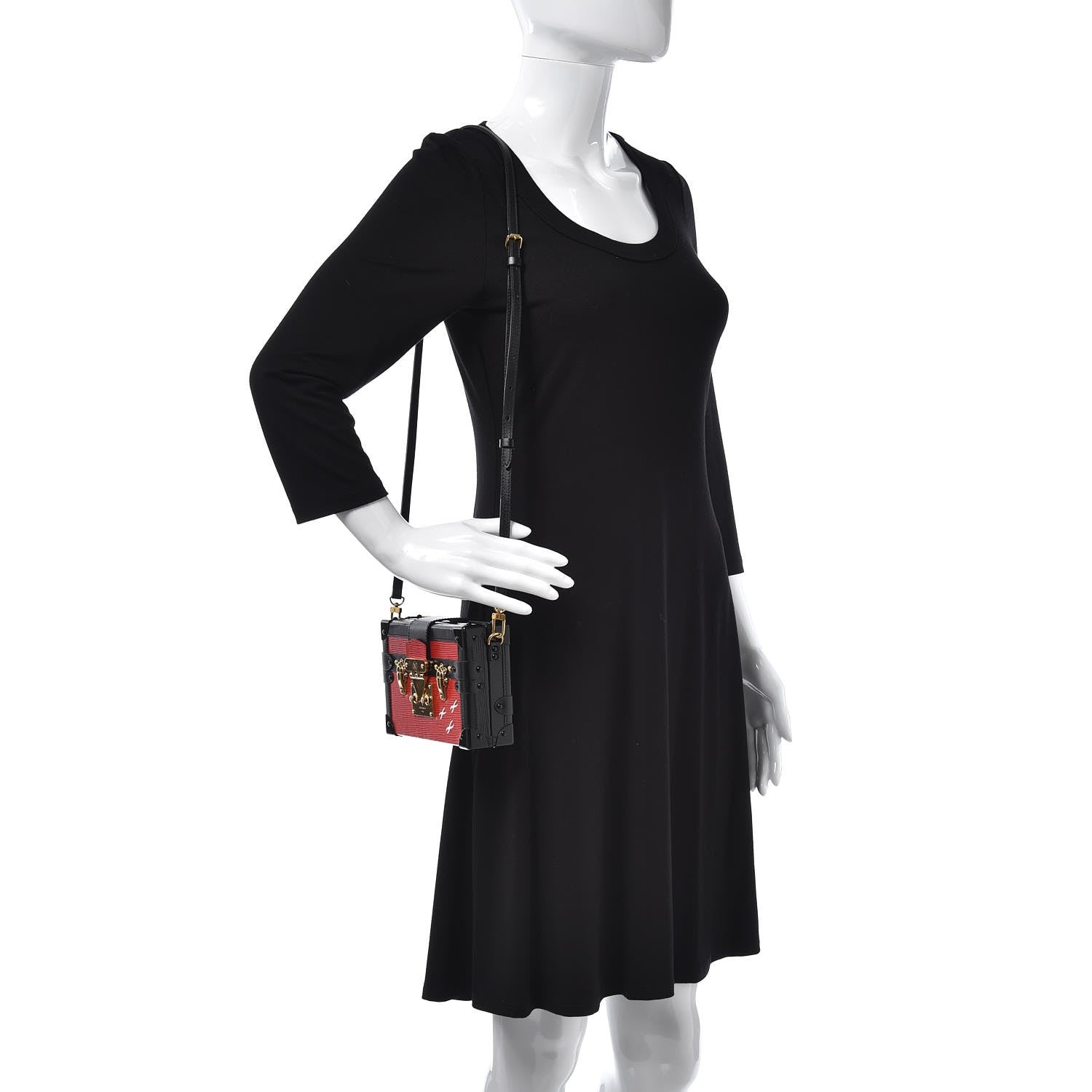 Louis Vuitton Epi Petite Malle Coquelicot 2 of 7