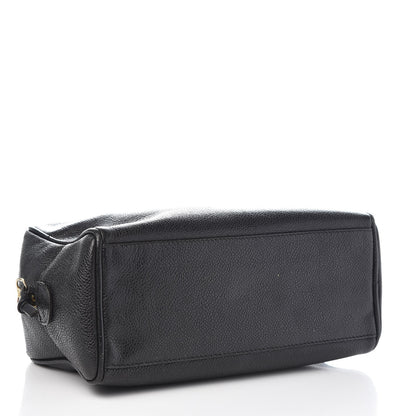 Chanel Caviar Timeless CC Cosmetic Pouch Bag Black 4 of 10