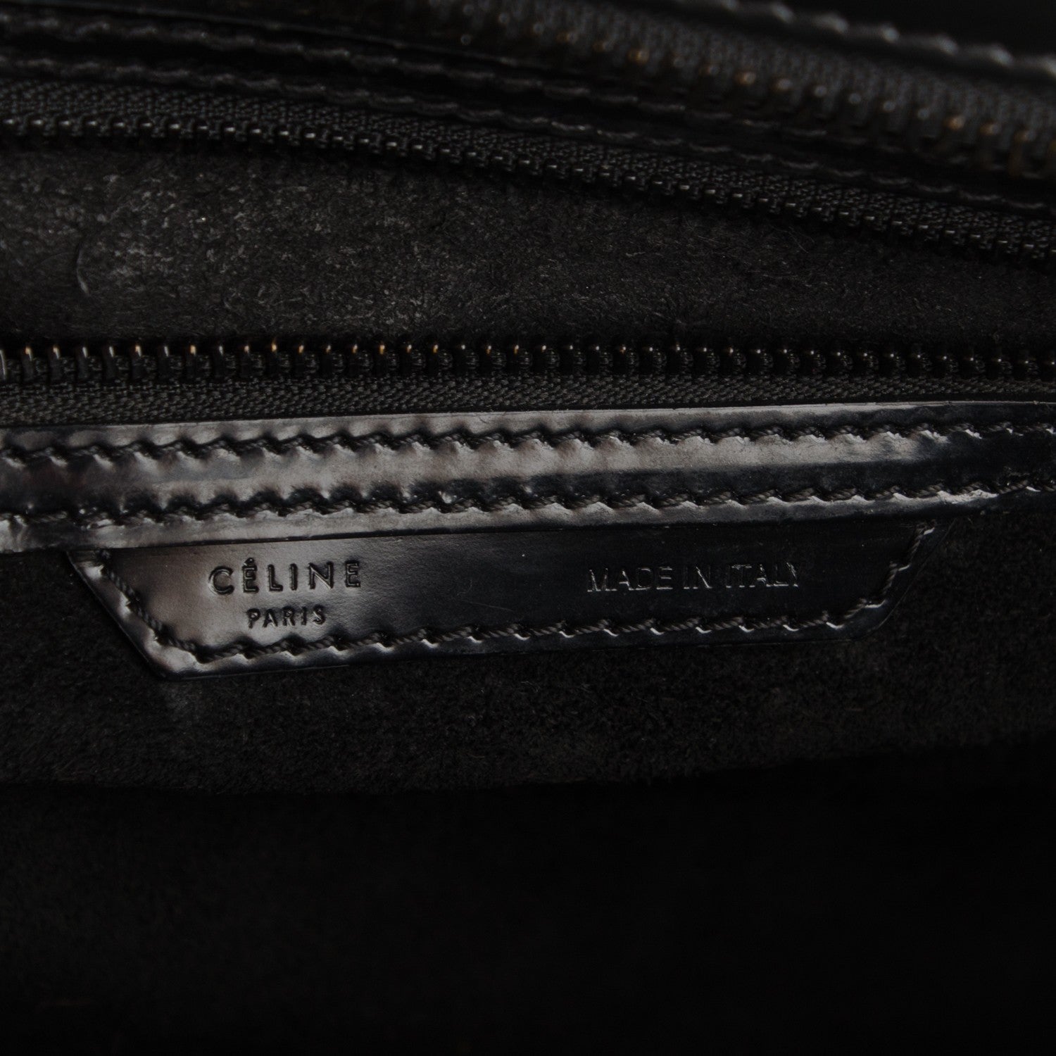 Celine Spazzolato Calfskin Small Luggage Black 6 of 7