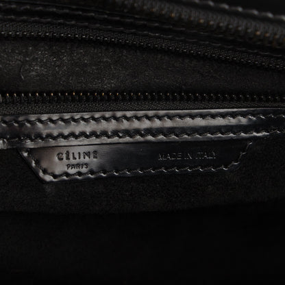 Celine Spazzolato Calfskin Small Luggage Black 6 of 7