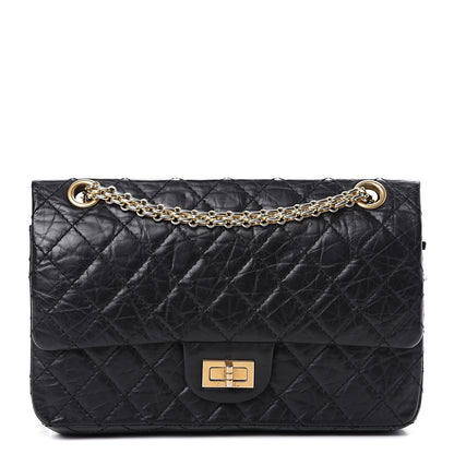 Chanel Aged Calfskin 50th Anniversary 2.55 Reissue 225 Flap Black 1 of 11
