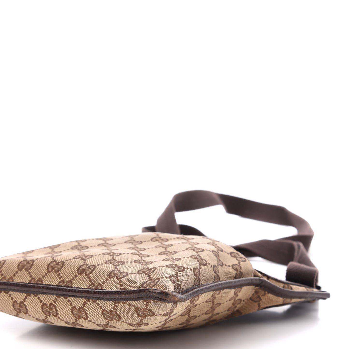 Monogram Messenger Crossbody Bag Dark Brown