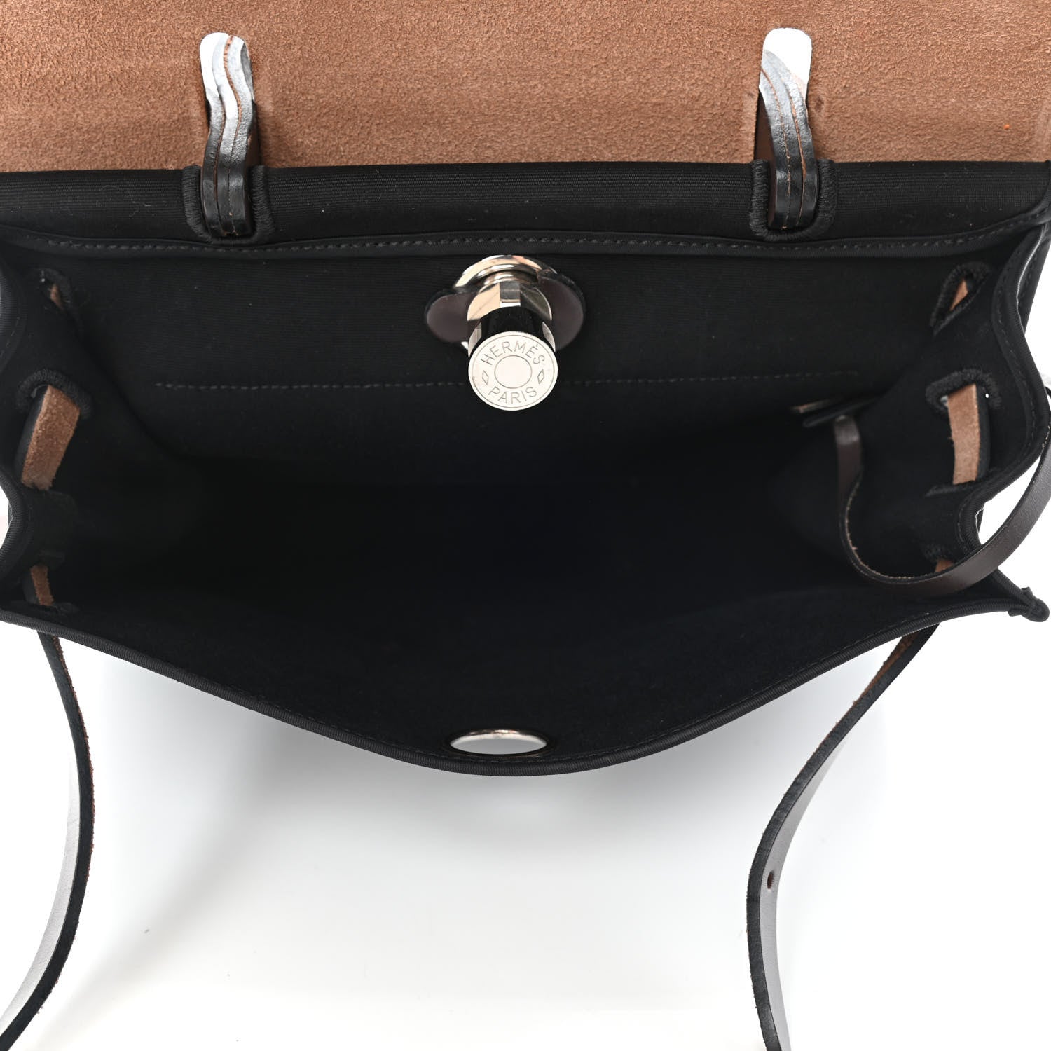 Hermes Toile Vache Hunter Herbag Zip 31 PM Black Ebene 4 of 4