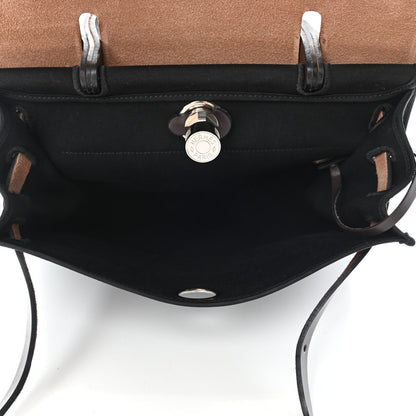 Hermes Toile Vache Hunter Herbag Zip 31 PM Black Ebene 4 of 4