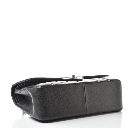 Chanel Caviar Quilted Jumbo Double Flap Black 4 of 17