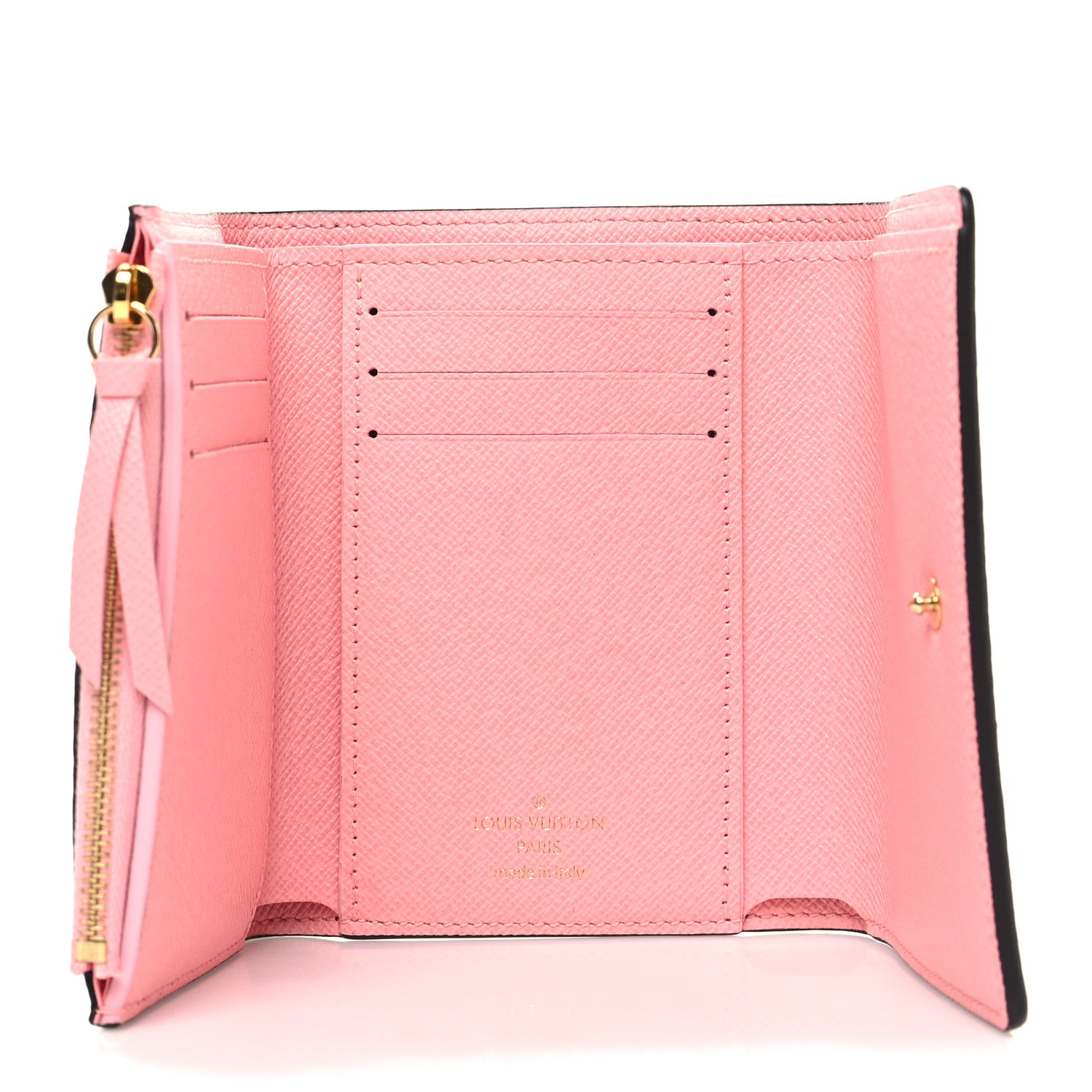 Louis Vuitton Monogram 2020 Christmas Animation Swing Ride Victorine Wallet Pink Poppy 5 of 9