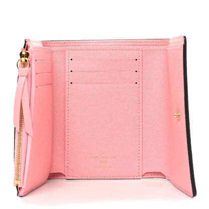 Louis Vuitton Monogram 2020 Christmas Animation Swing Ride Victorine Wallet Pink Poppy 5 of 9
