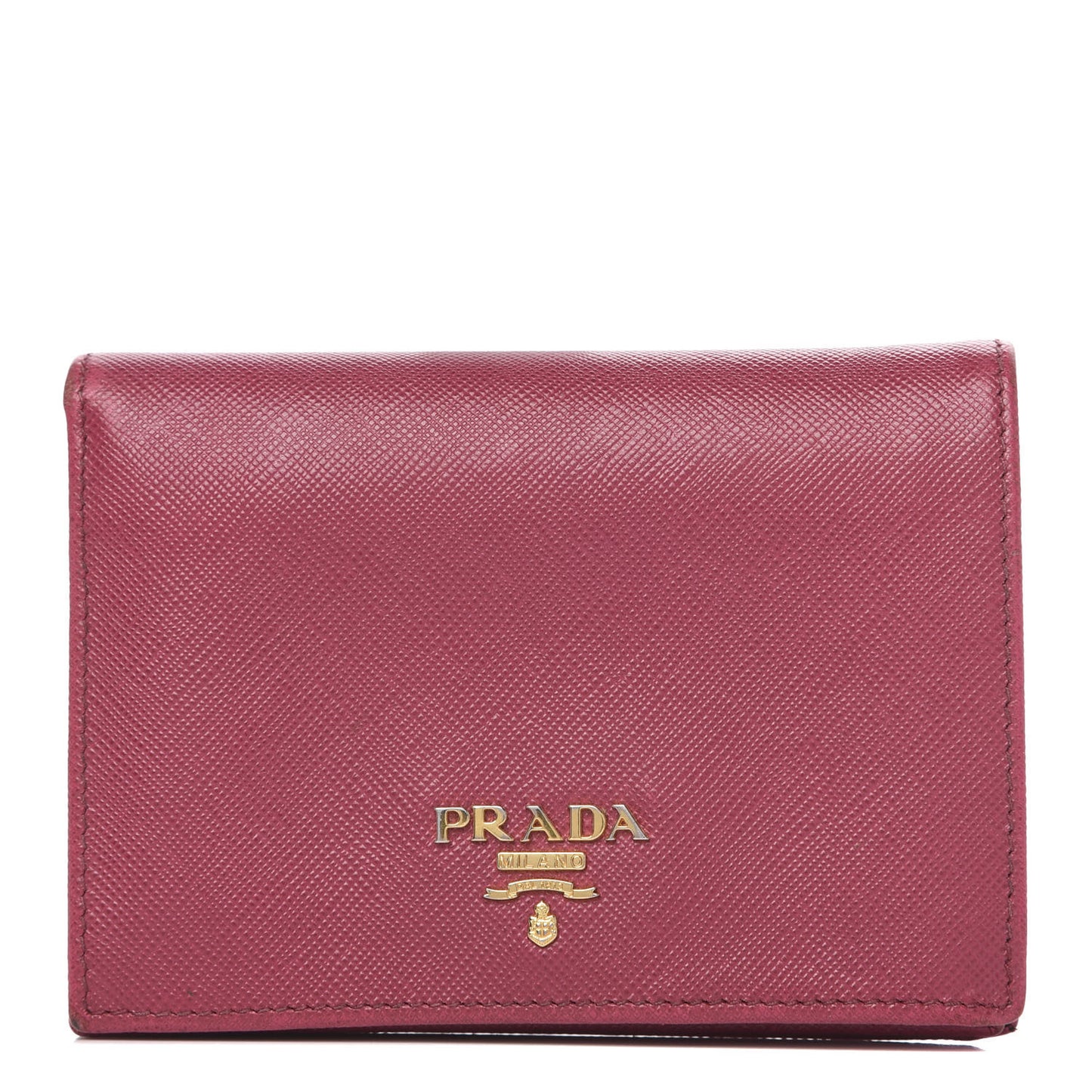 Saffiano Metal Bi-Fold Wallet Ibisco