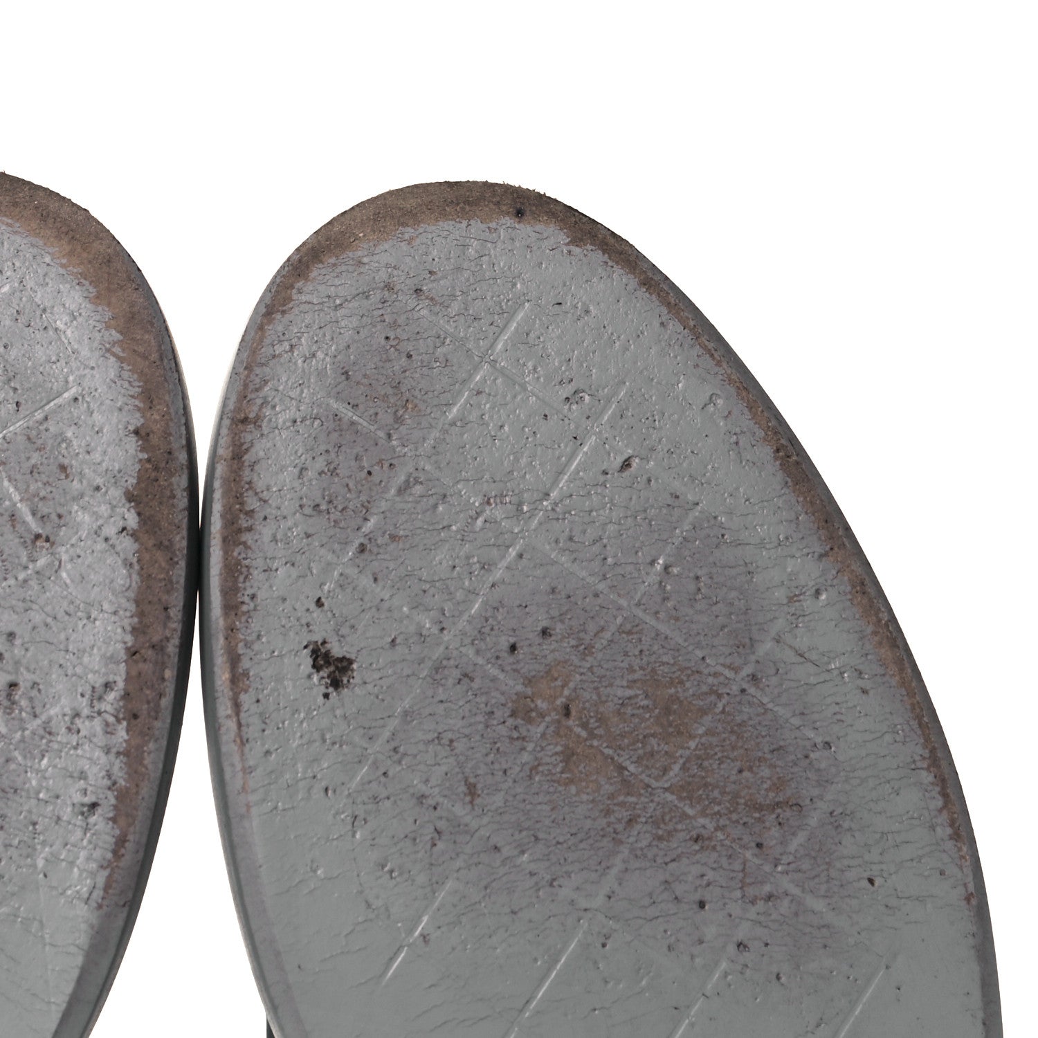 Chanel Lambskin Quilted CC Turnlock Loafers 42 Grey 10 of 12