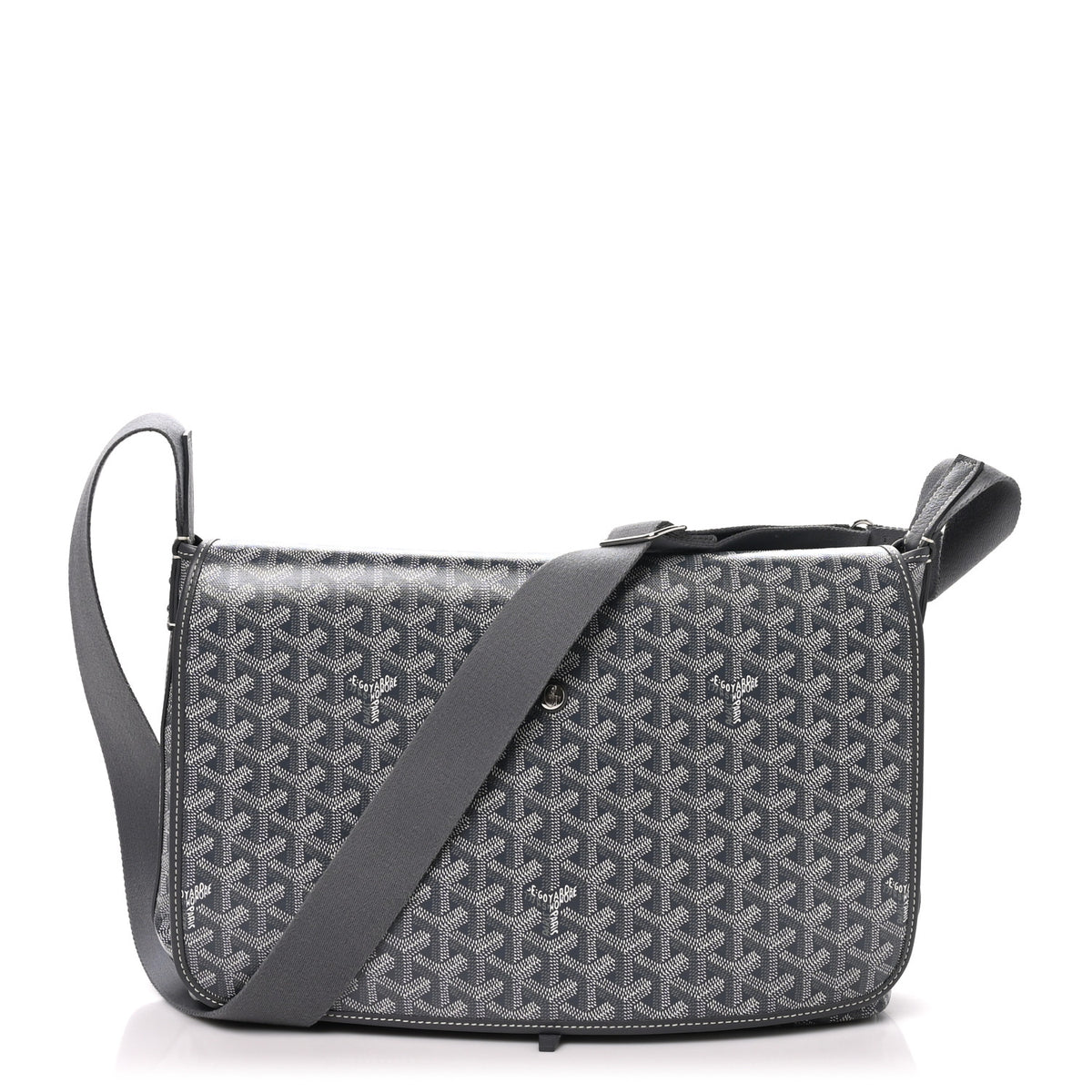 Goyardine Capetien Messenger Bag Grey