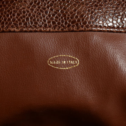 Chanel Caviar Quilted Drawstring Backpack Brown 7 of 8