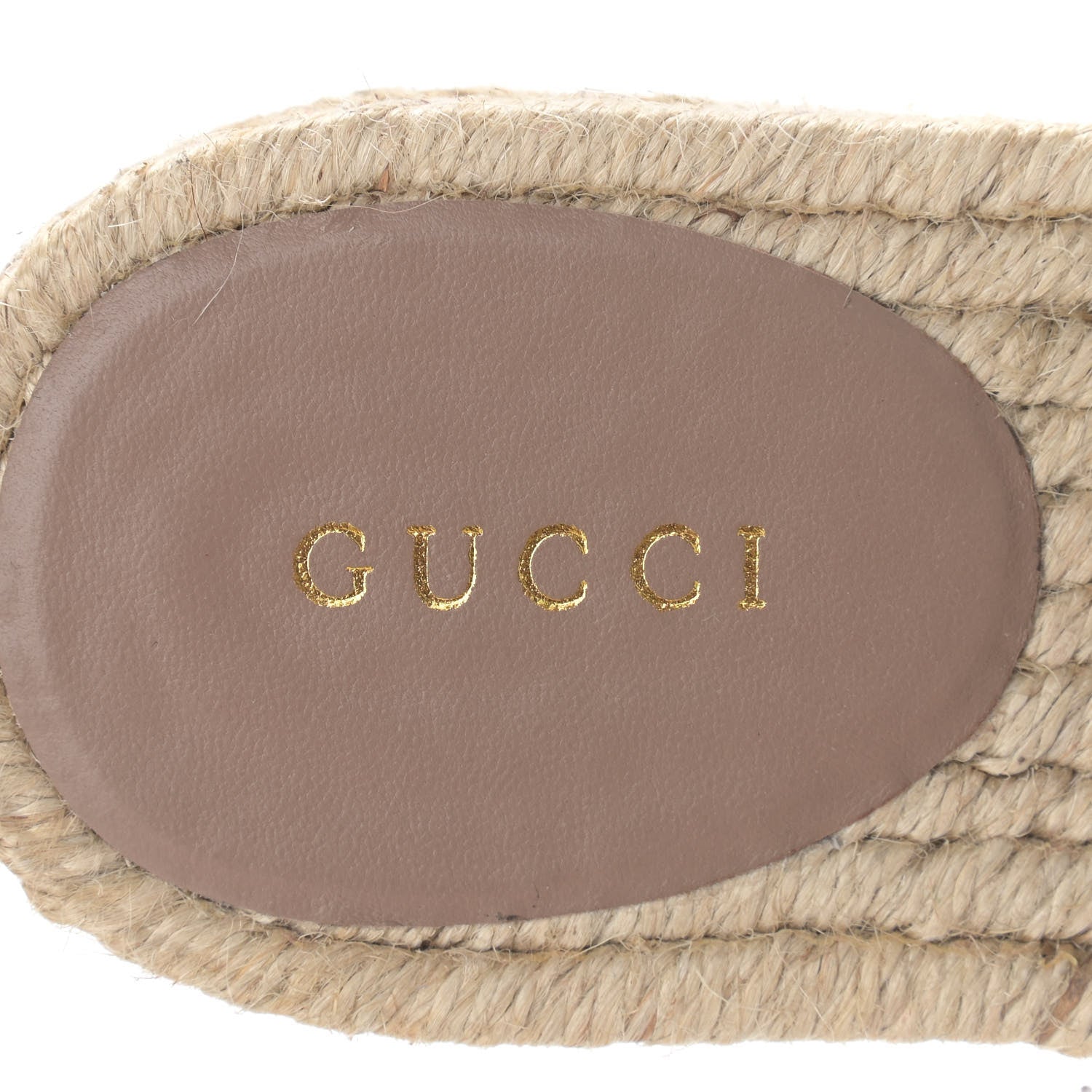 Gucci Nappa Matelasse GG Marmont Espadrille Slippers 38 Porcelain Rose 7 of 10