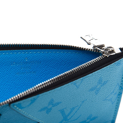 Louis Vuitton Taigarama Coin Card Holder Blue Lagoon 7 of 9