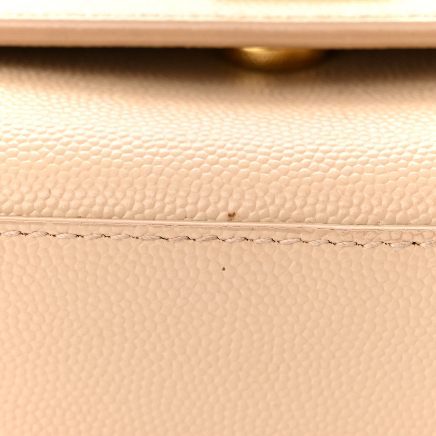 Saint Laurent Grain De Poudre Medium Monogram Kate Satchel Dark Beige 11 of 13