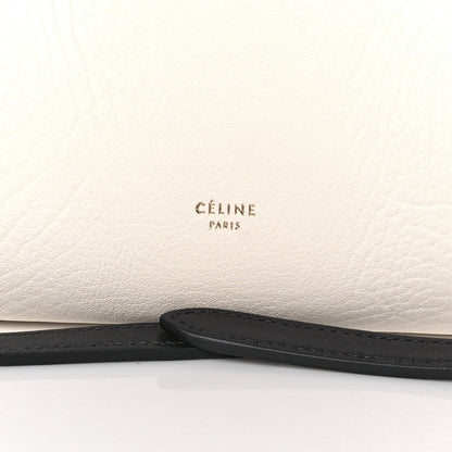 Celine Bullhide Mini Belt Bag Black White 9 of 11