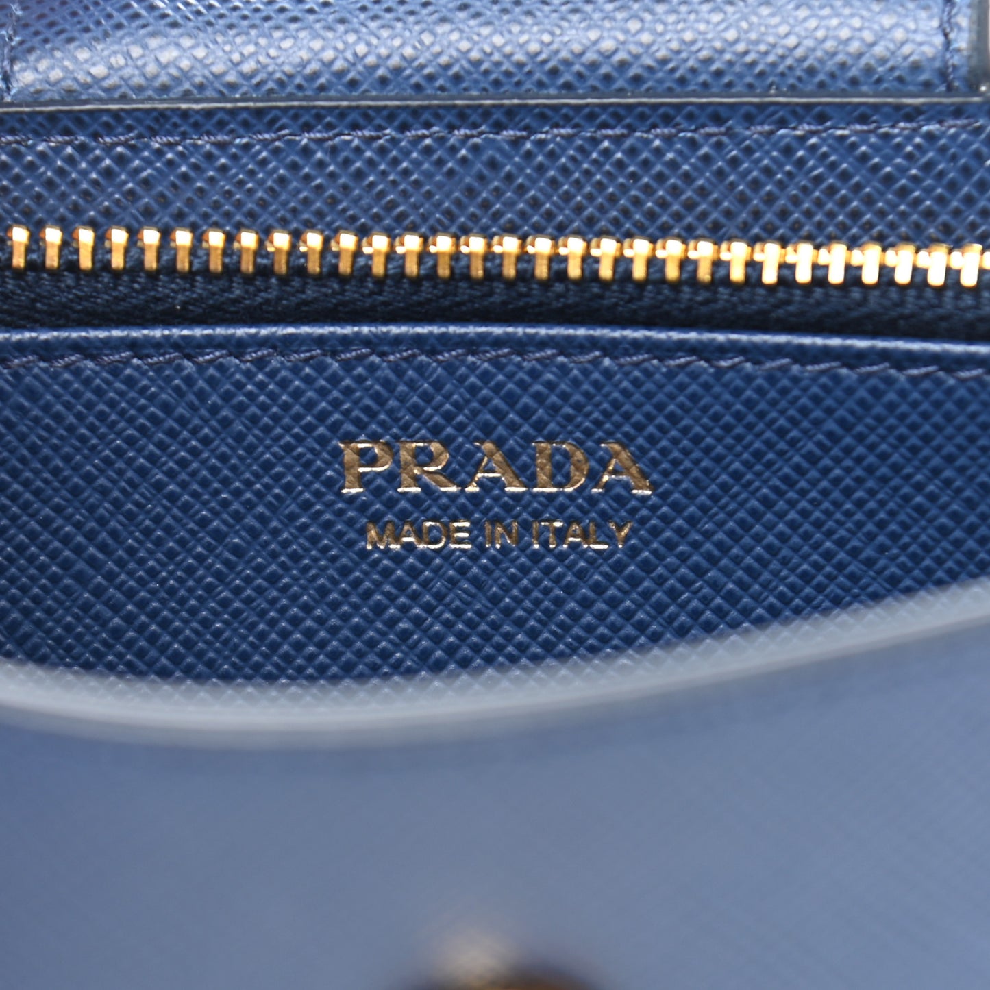Saffiano Metal Wristlet iPhone Case Bluette
