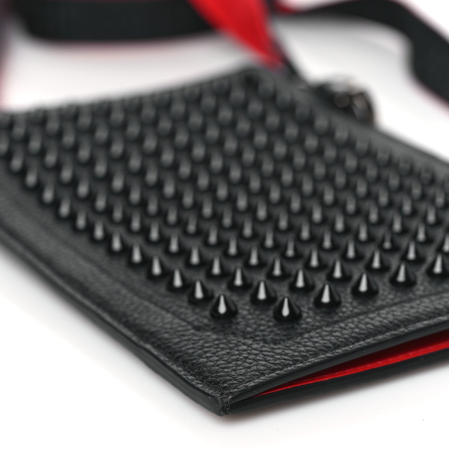 Christian Louboutin Empire Calfskin Spikes Loubilab Clutch Black 7 of 10