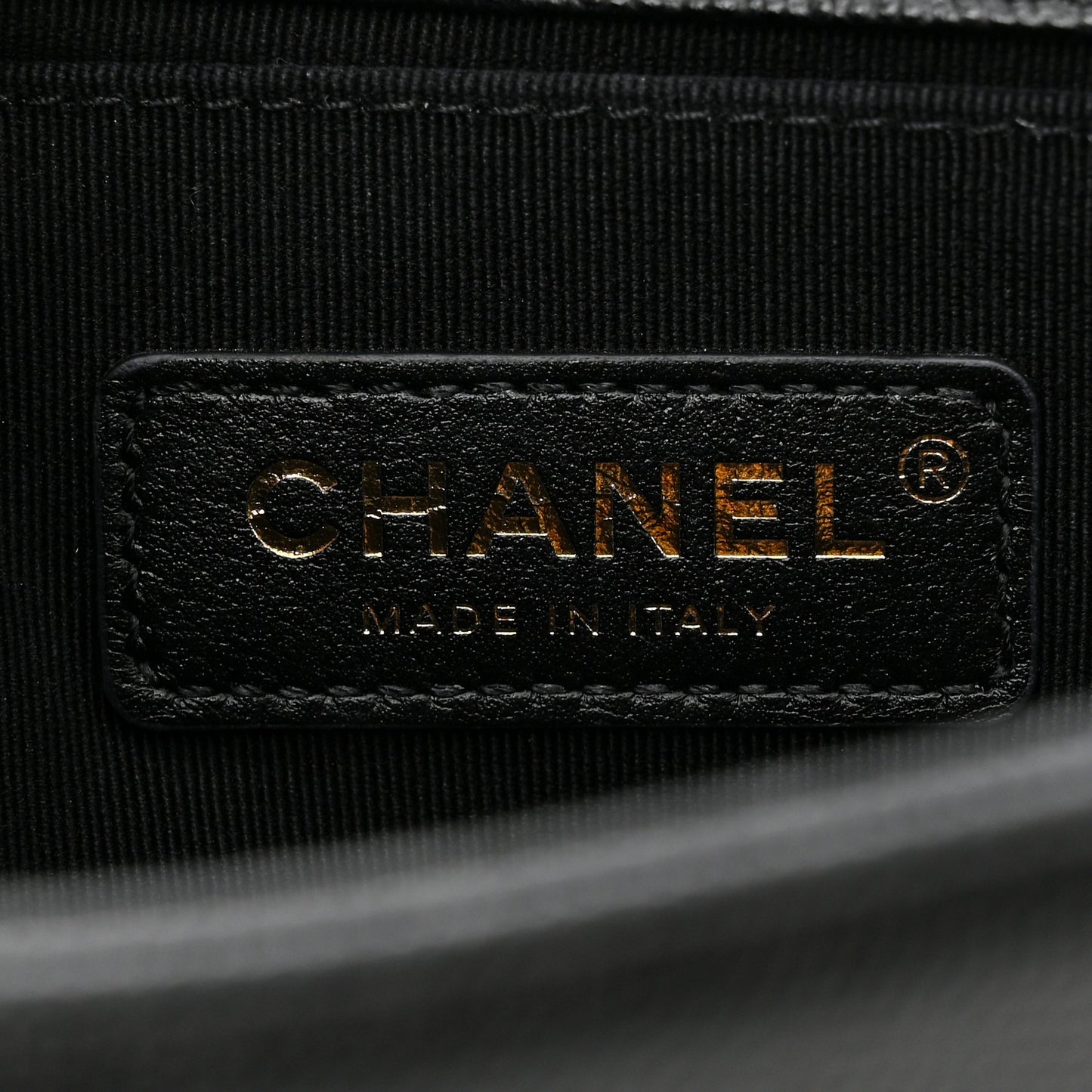 Lambskin Enamel Quilted Pearl Crush Wallet On Chain WOC Black