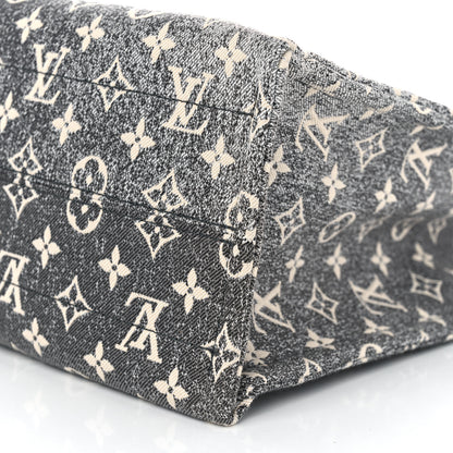 Louis Vuitton Monogram Jacquard Denim Onthego MM Black 9 of 9