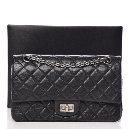Chanel Aged Calfskin Quilted 2.55 Reissue 225 Flap Black 11 of 11