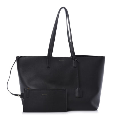 Saint Laurent Calfskin Large Shopping Tote Black 1 of 12