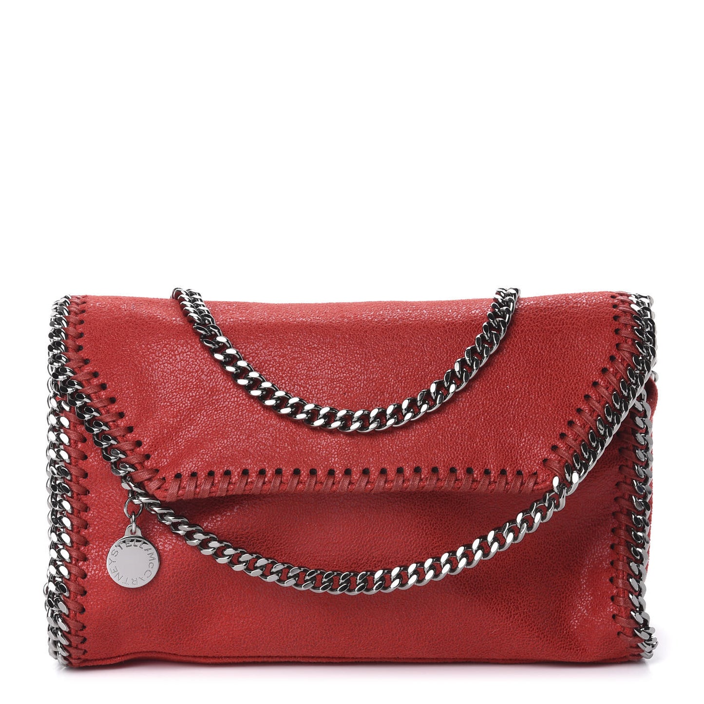 Shaggy Deer Falabella Mini Crossbody Bag Red