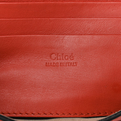 Chloe Suede Calfskin Mini Faye Shoulder Bag Earthy Red 5 of 9