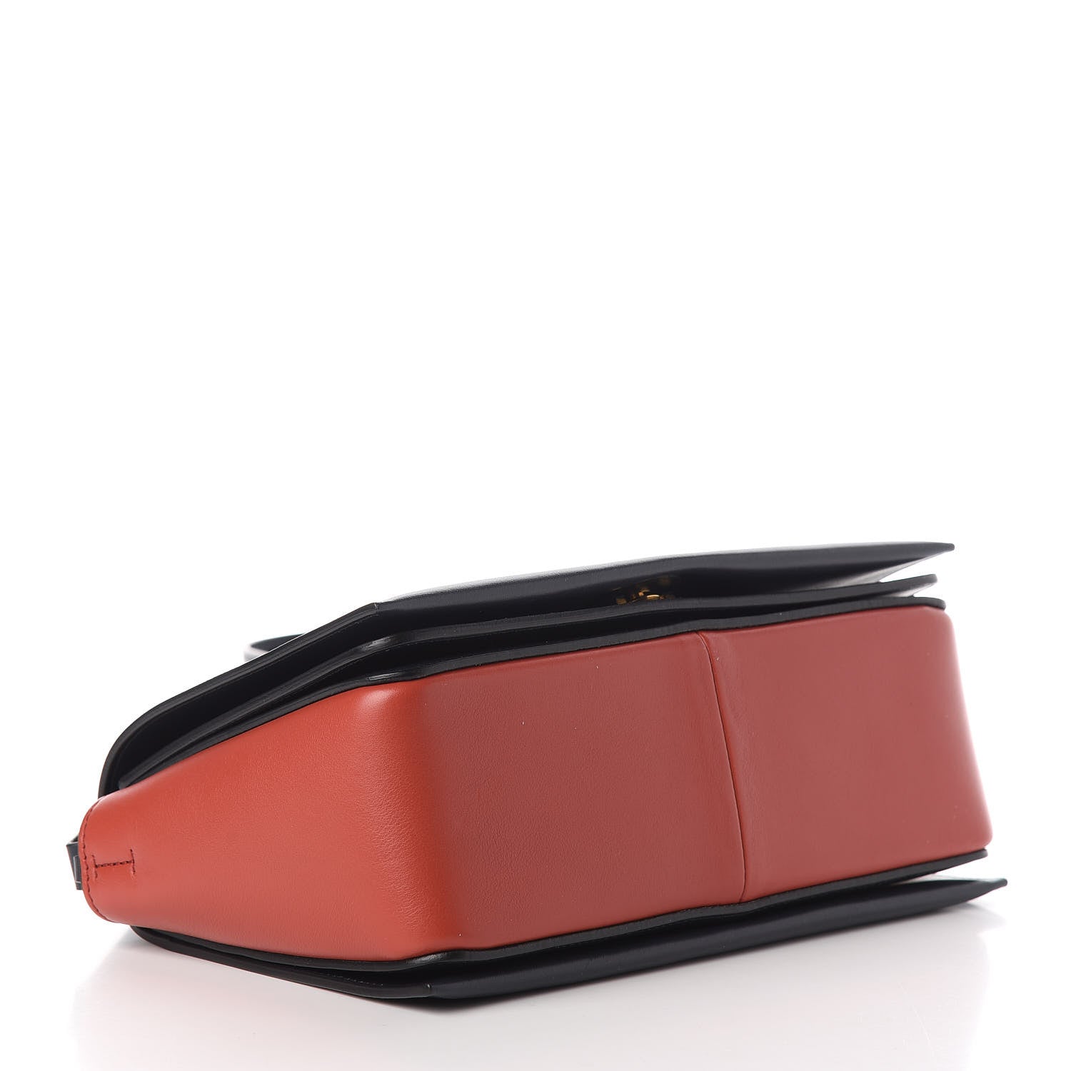 Celine Shiny Smooth Calfskin Medium Frame Shoulder Bag Dark Navy Claycourt 4 of 9