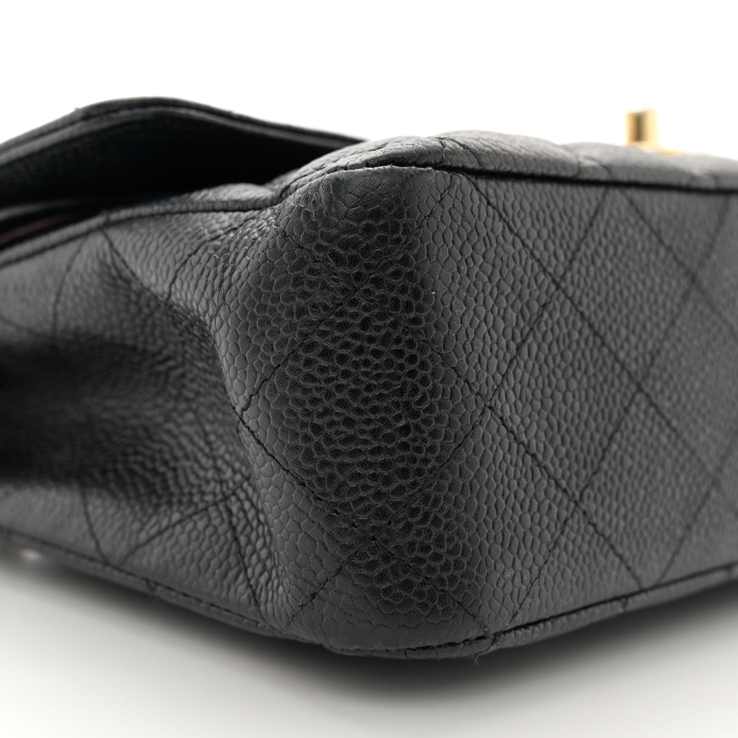 Chanel Caviar Quilted Medium Double Flap Black 9 of 13
