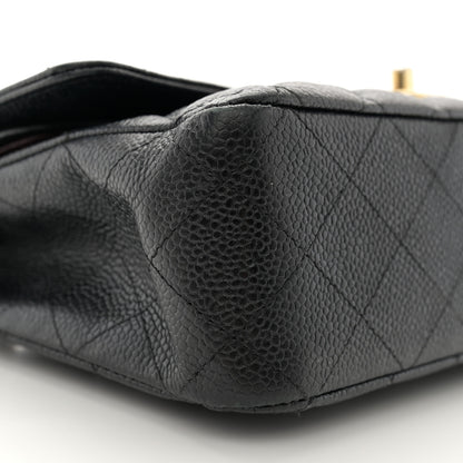 Chanel Caviar Quilted Medium Double Flap Black 9 of 13