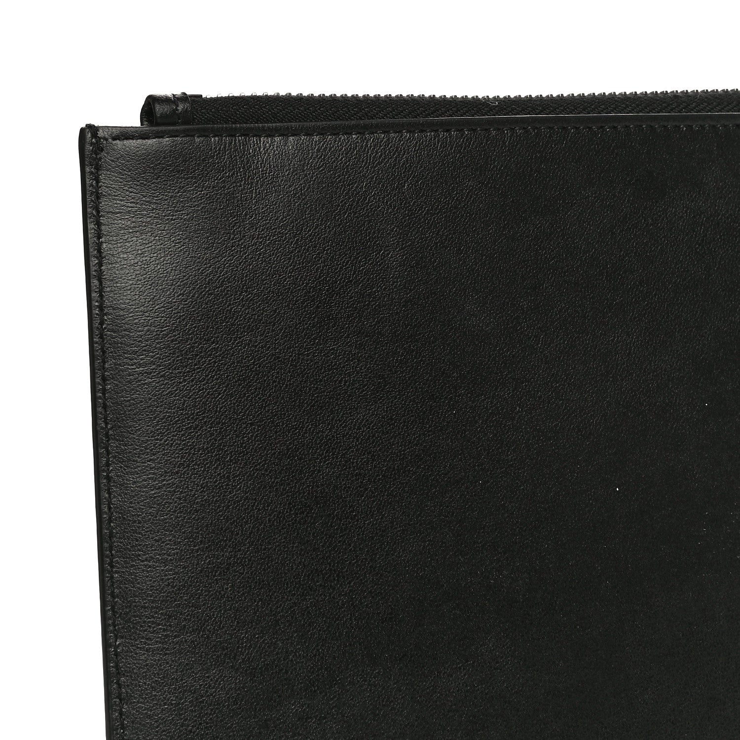Saint Laurent Calfskin Universite Zipped Tablet Holder Black 12 of 14