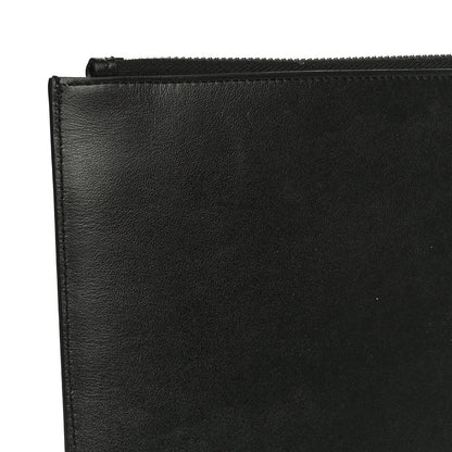 Saint Laurent Calfskin Universite Zipped Tablet Holder Black 12 of 14
