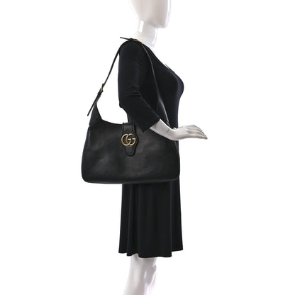 Gucci Goatskin Medium Aphrodite Shoulder Bag Black 2 of 9