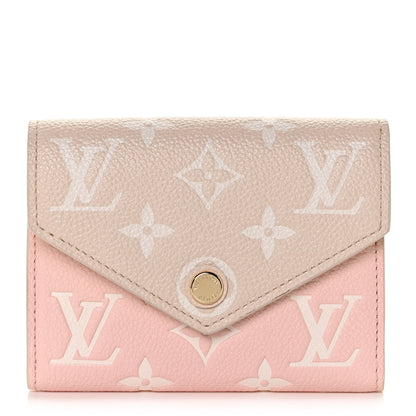 Louis Vuitton Empreinte Monogram Spring In The City Victorine Wallet Pink Beige Yellow 1 of 11