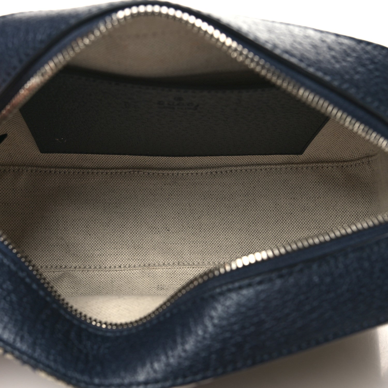 Gucci GG Supreme Monogram Textured Dollar Calfskin Web Small Ophidia Camera Bag Beige Blue 5 of 11