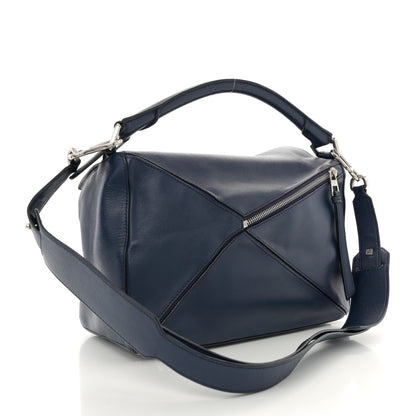 Loewe Calfskin Medium Puzzle Bag  Marine 3 of 11