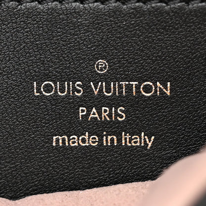 Louis Vuitton Lambskin Embossed Monogram Pochette Coussin Black 6 of 11
