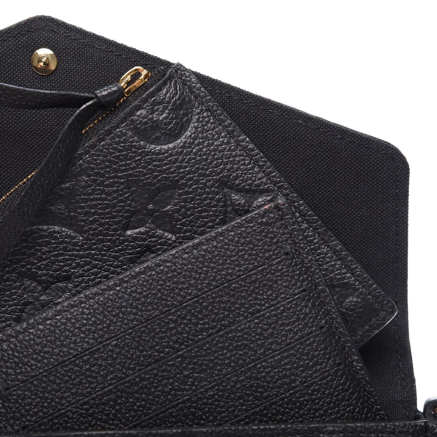 Empreinte Pochette Felicie Chain Wallet Black