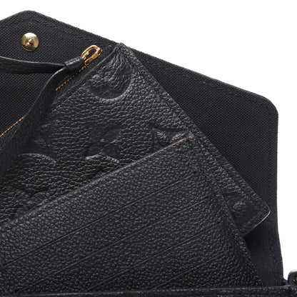 Louis Vuitton Empreinte Pochette Felicie Chain Wallet Black 5 of 11