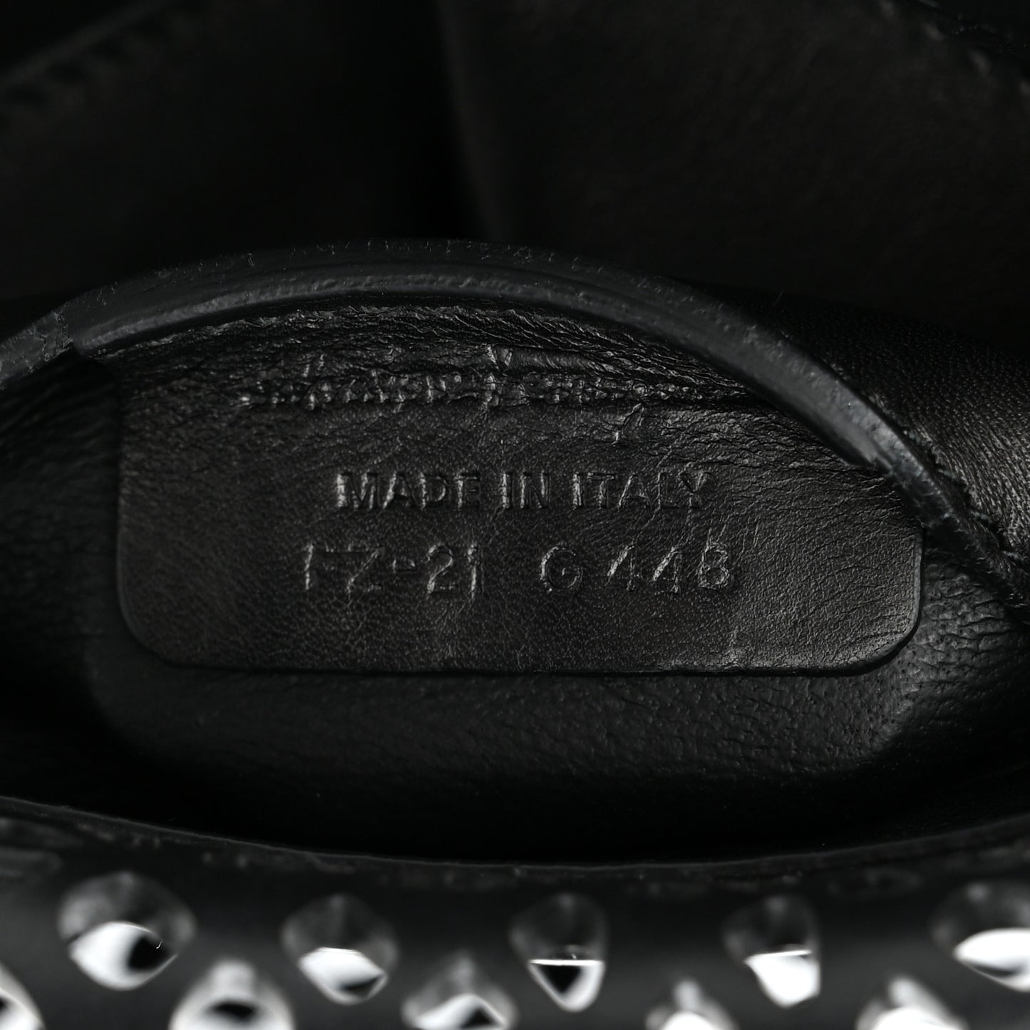 Soft Calfskin Laser Cut Sofia Satchel Black