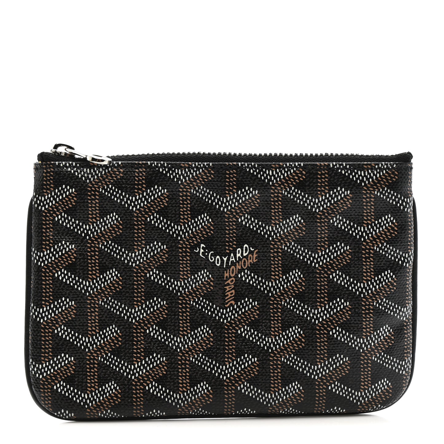 Goyardine Mini Senat Pochette Black Gold