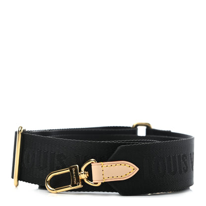 Louis Vuitton Nylon Petite Malle Souple Shoulder Strap Black 1 of 5