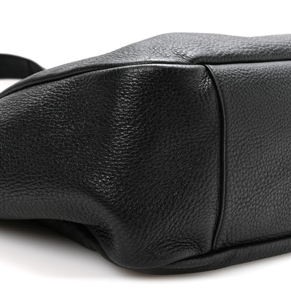 Saint Laurent Grained Deerskin Bea Tote Black 9 of 10