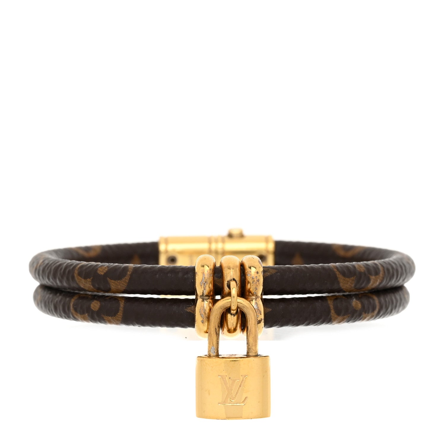 Louis Vuitton Monogram Keep it Twice Bracelet 19 1 of 5