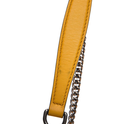 Gucci GG Supreme Monogram Arabesque Mini Chain Shoulder Bag Beige Yellow 8 of 8