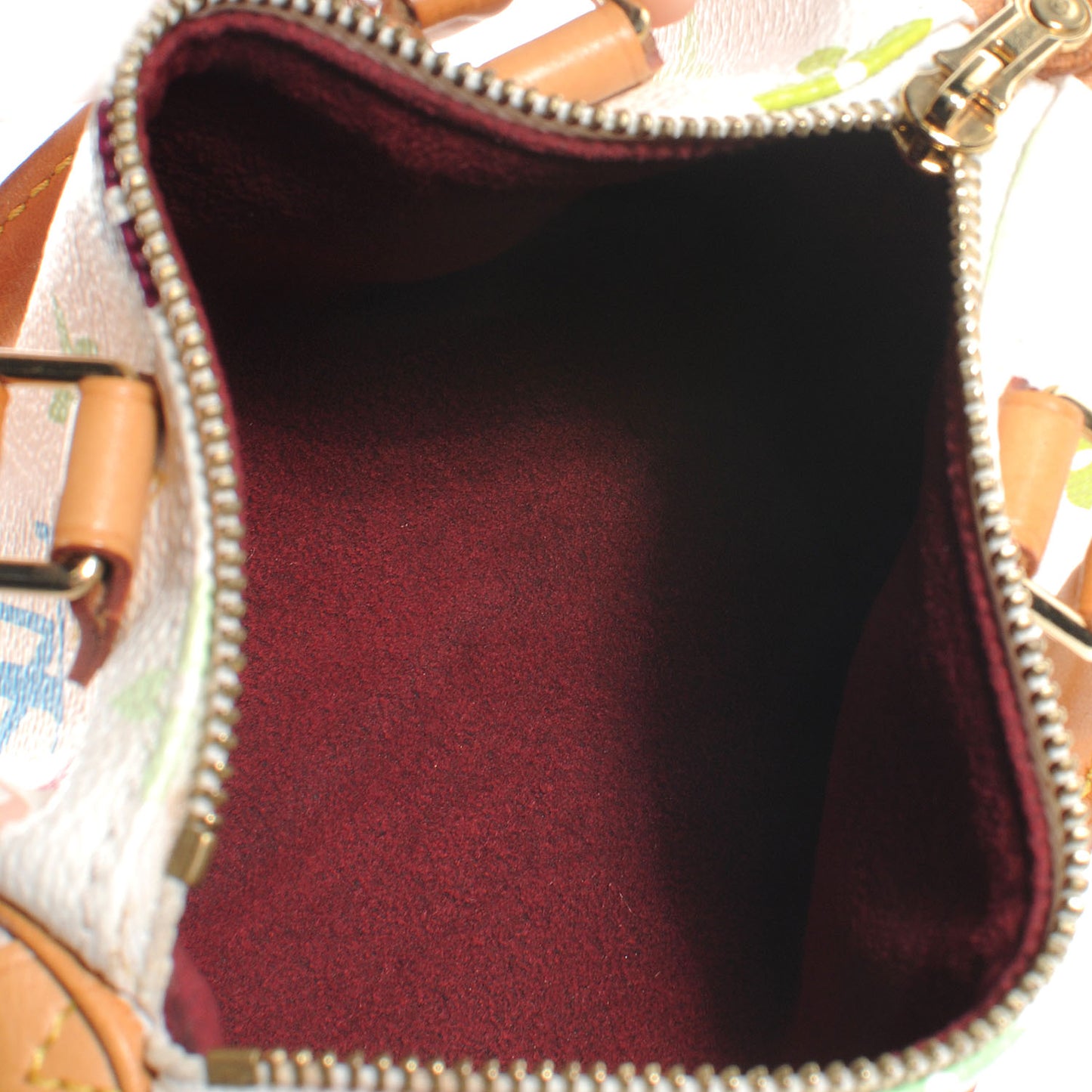 Monogram Multicolor Mini Sac HL Speedy White