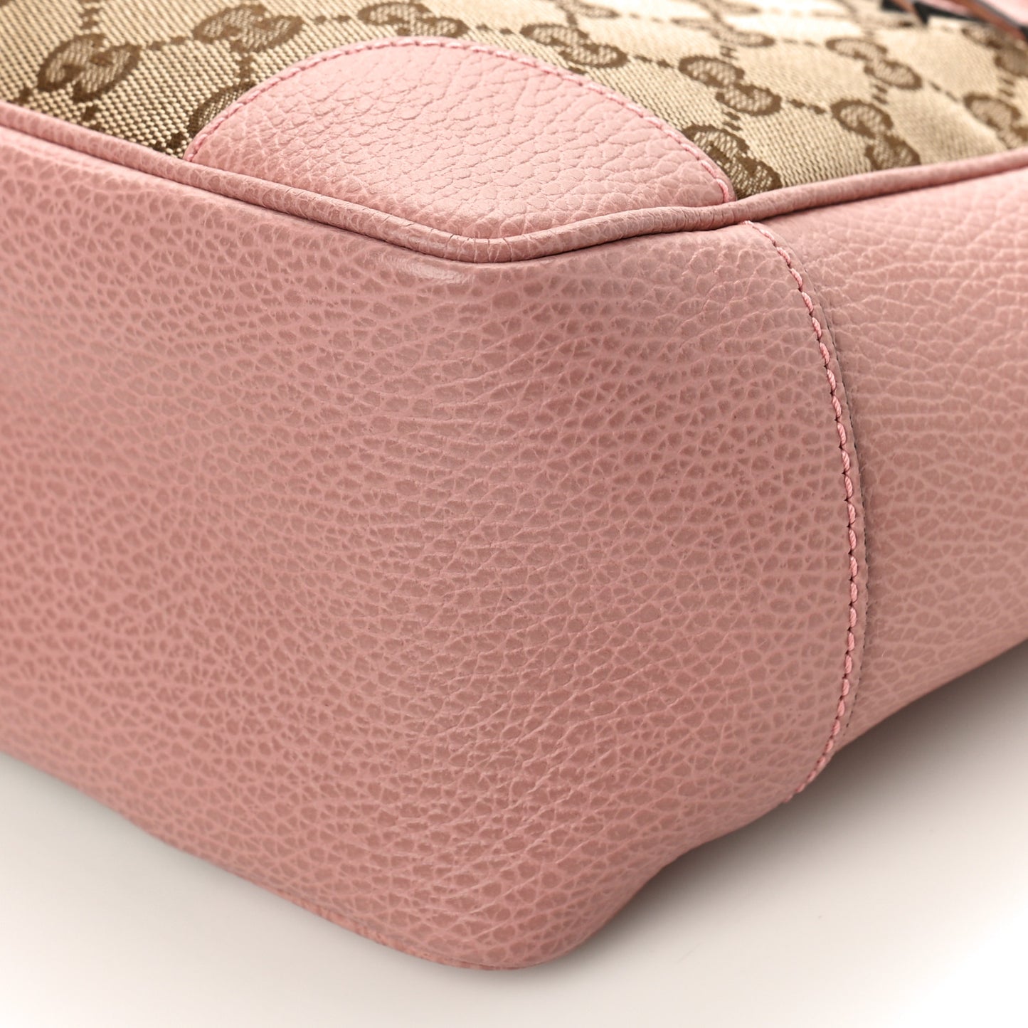 Monogram Small Bree Tote Beige Soft Pink