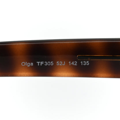 Tom Ford Olga Square Shield Sunglasses TF305 Tortoise 5 of 9