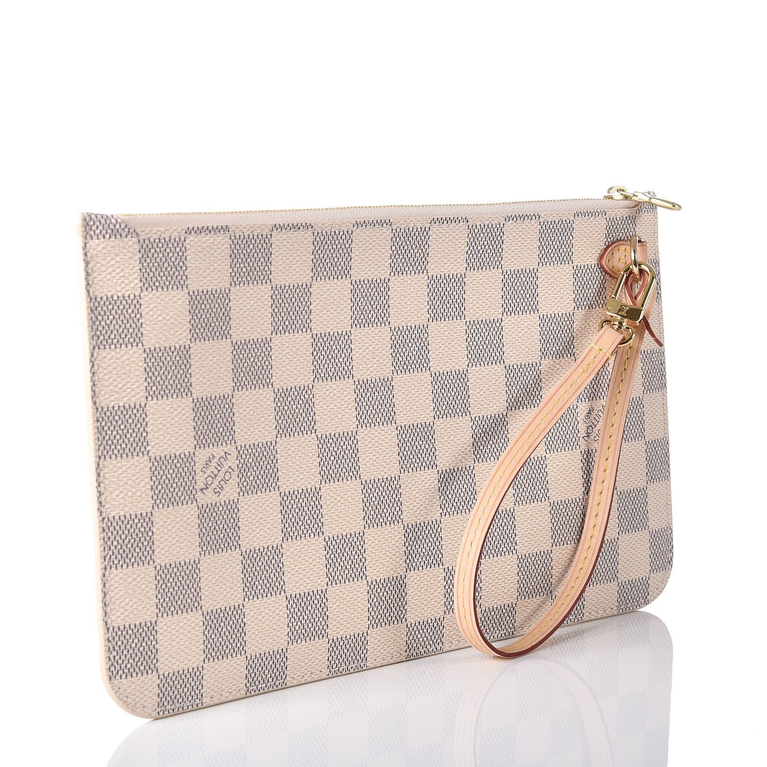 Louis Vuitton Damier Azur Neverfull MM GM Pochette 3 of 8