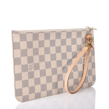 Louis Vuitton Damier Azur Neverfull MM GM Pochette 3 of 8